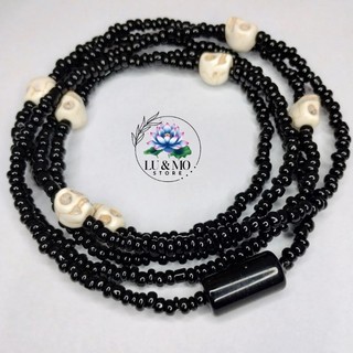 Colar Guia Proteção Exu Caveira João Caveira Tatá Caveira Umbanda e Candomblé Com Firma em Oferta na Shopee