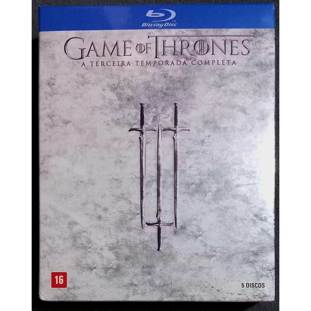 [LACRADO] Box Blu-ray Game Of Thrones -  3° Temporada Completa
