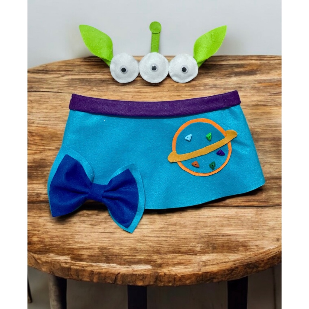 Bandana + acessório para cabeça Alien toy store para cachorro e gato pet