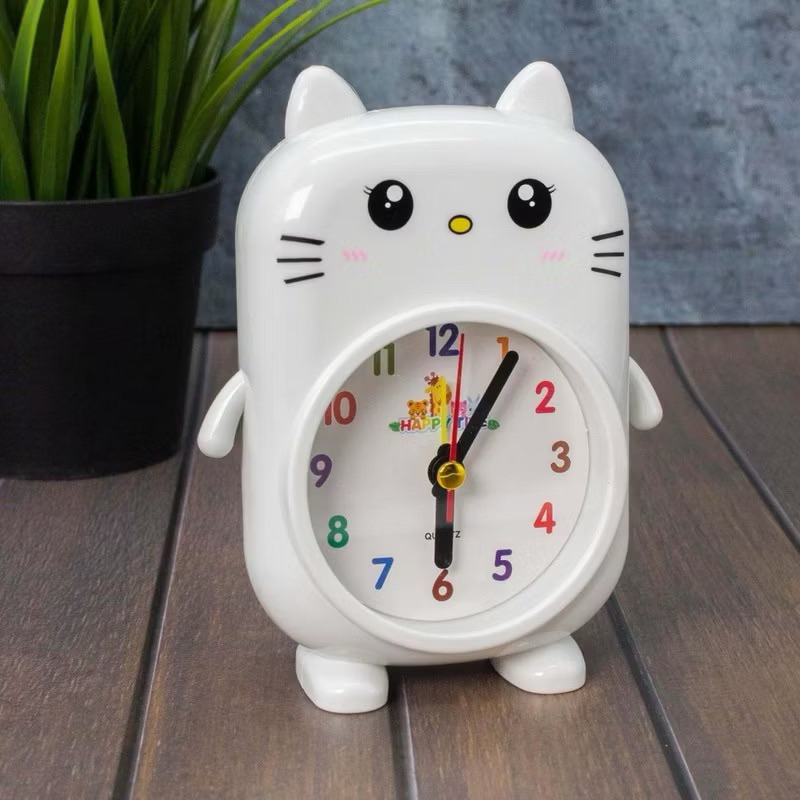 Relógio De Mesa Despertador Infantil Quarto Decorativo