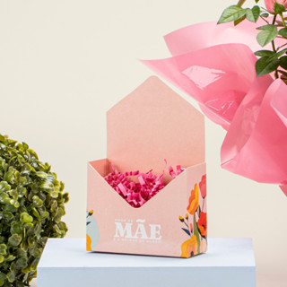 Caixa Para Presente Dia das Mães Modelo Mini Envelope - Amor de Mãe (05 unidades) em Oferta na Shopee