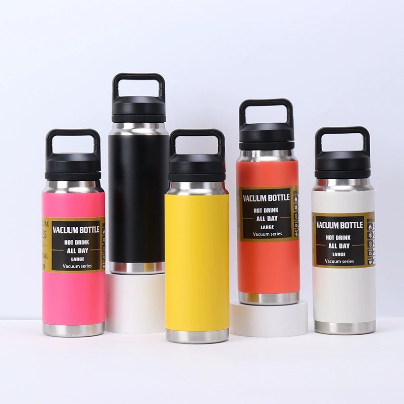 Garrafa Térmica Vacuum Sport Bottleck 800ml /Academia E Ciclismo em Oferta na Shopee