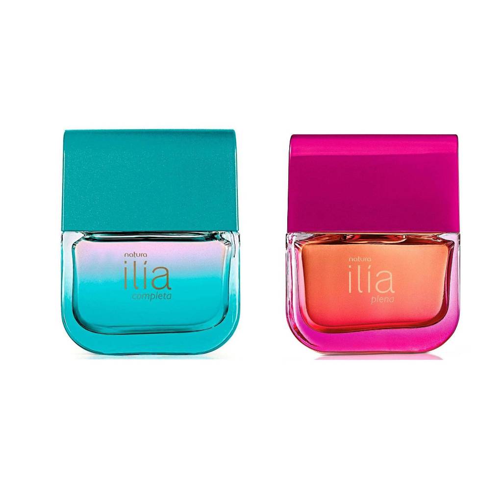 Kit com Desodorante Perfume Ilía Plena 50 ml Natura + Desodorante Perfume Ilía Completa Feminino 50 ml Natura