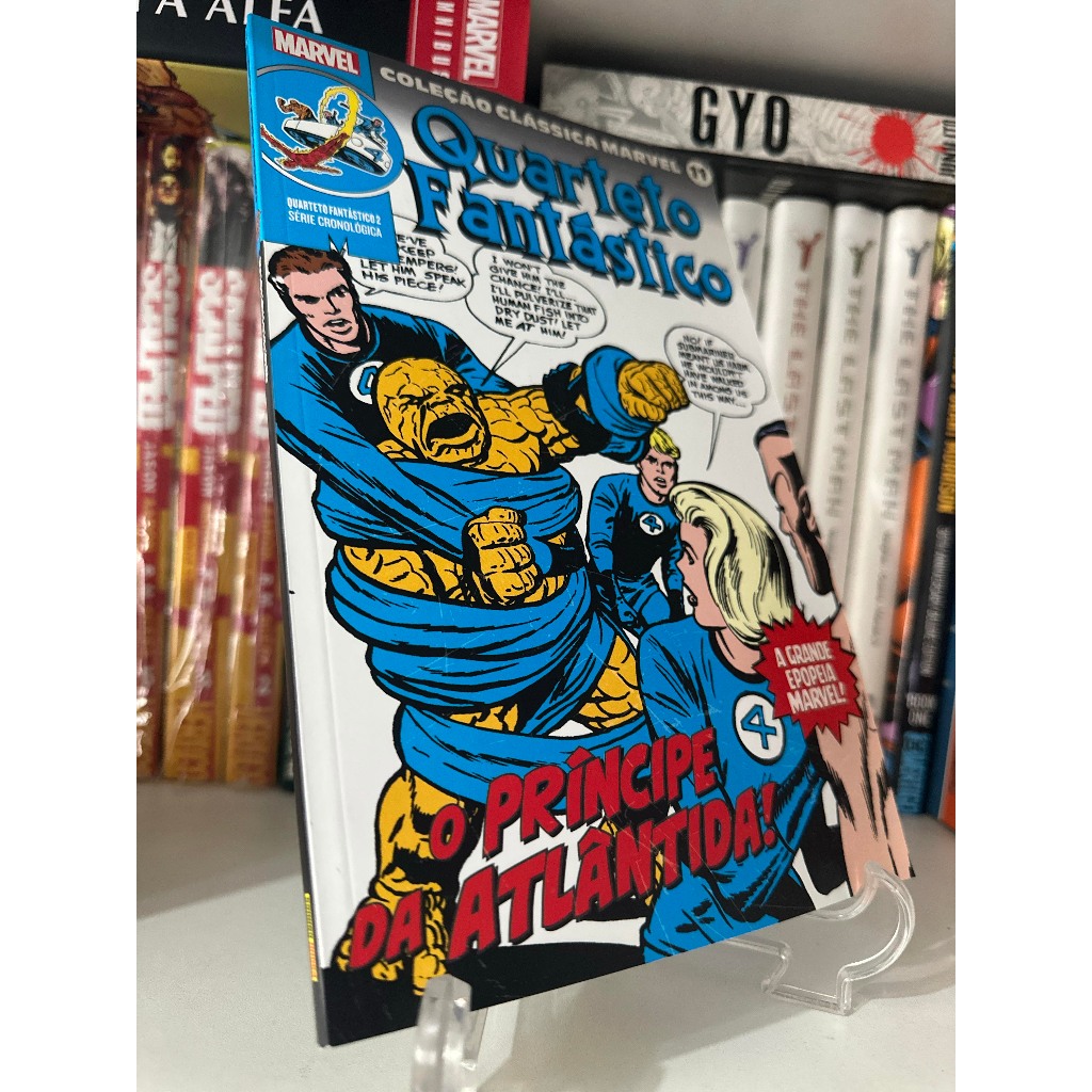 Quarteto Fantástico - nº 11 - O Príncipe de Atlântida - Coleção Clássica Marvel