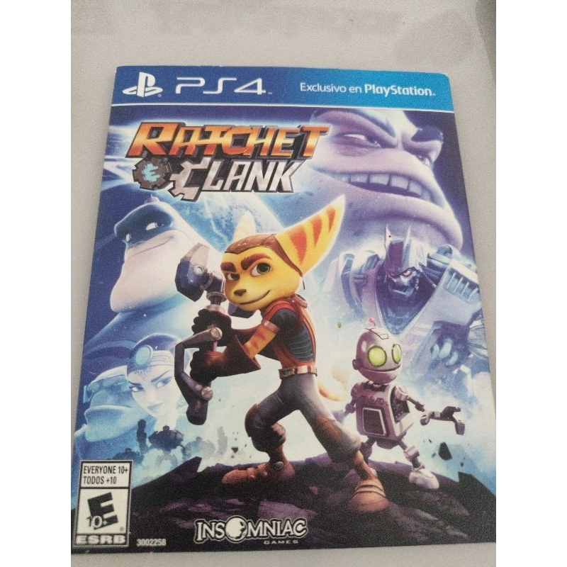 Jogo para PS4 Usado Capa de Papel Ratchet e Clank