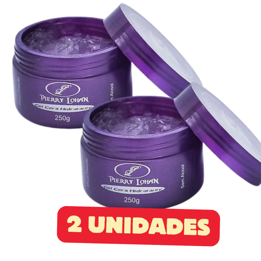 Kit 2 Gel Cera Pierry Lohan 250g - Envio em 24horas em Oferta na Shopee