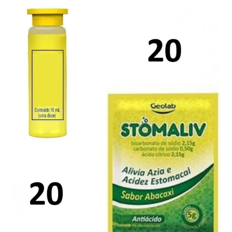 Kit ressaca casório aniversário 20 antiácido + 20 flaconetes em Oferta na Shopee