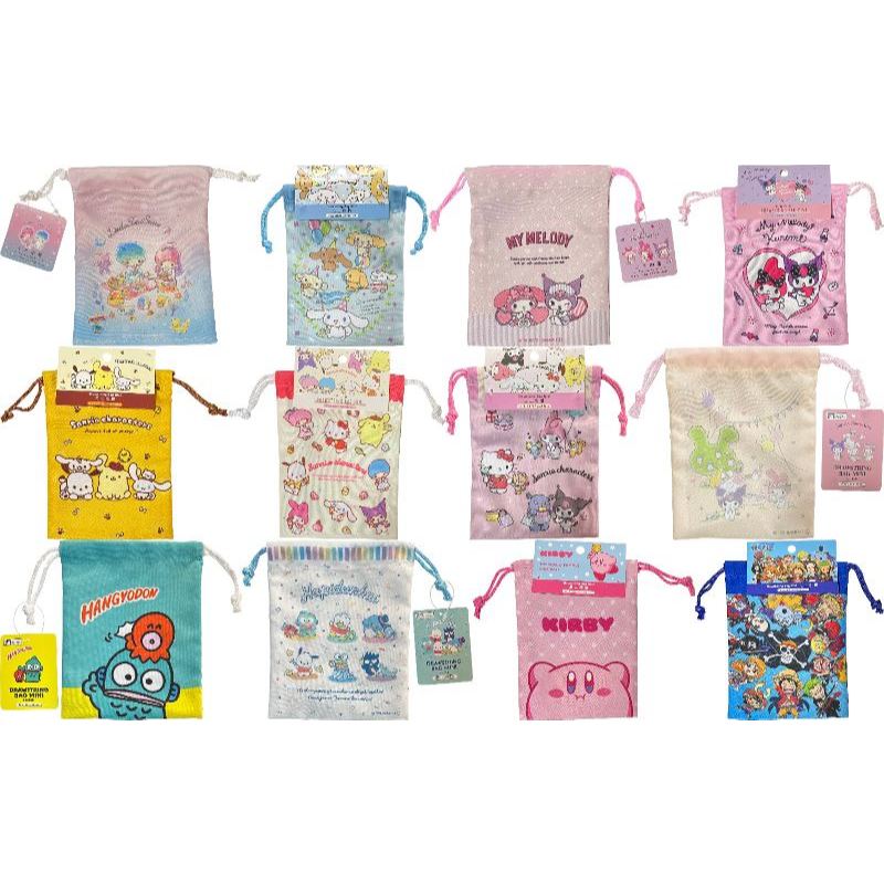 Sanrio Direto Do Japãosanrio Mini Bolsa Com Cordão De Poliéster 14 18.5 Cm (Little Twin Stars My Melody & Kuromi Cinnamoroll Pompompurin Hangyodon Kirby of the One Piece)