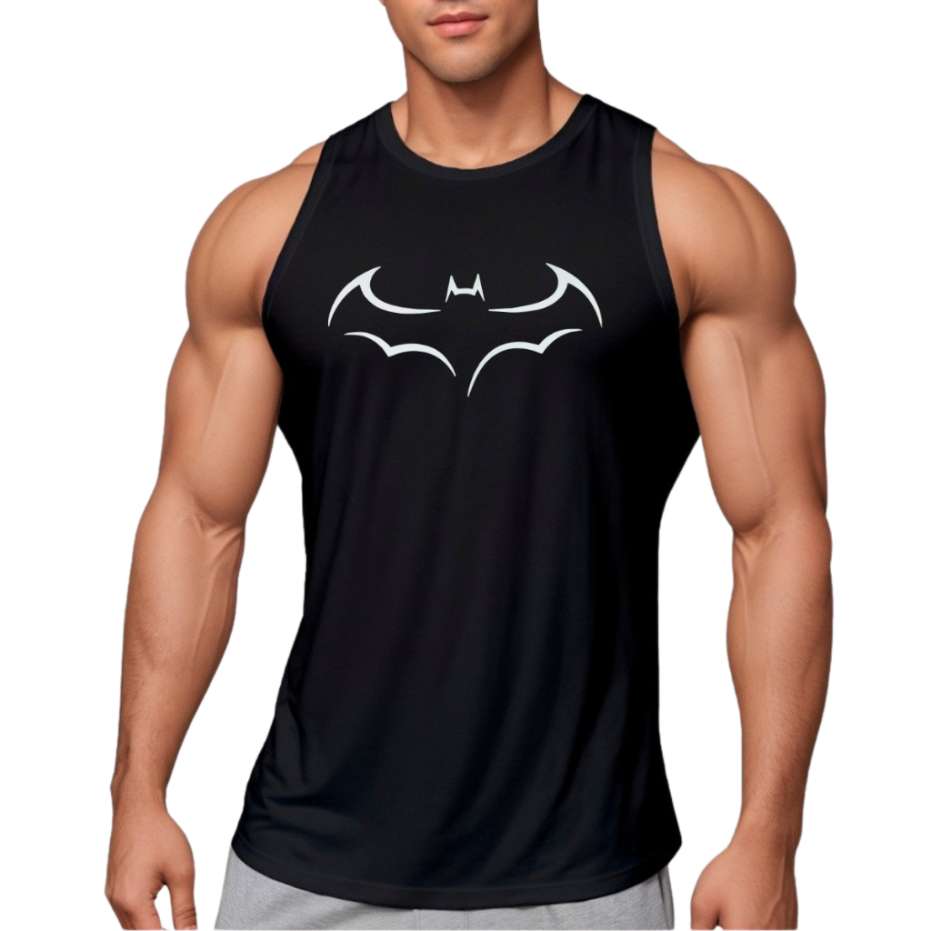 Regata DRY FIT Batman 2 Esportiva Treino Academia Corrida COMPRESSÃO