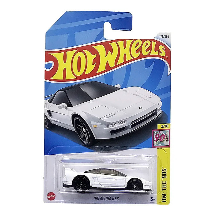 Miniatura ACURA NSX (1990) - Escala 1:64 - Hot Wheels - MATTEL