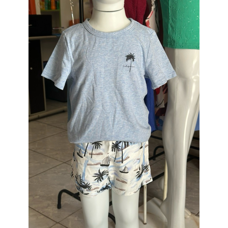 conjunto infantil masculino verão tropical