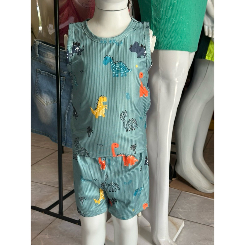 conjunto infantil bebê masculino dinossauros estampa