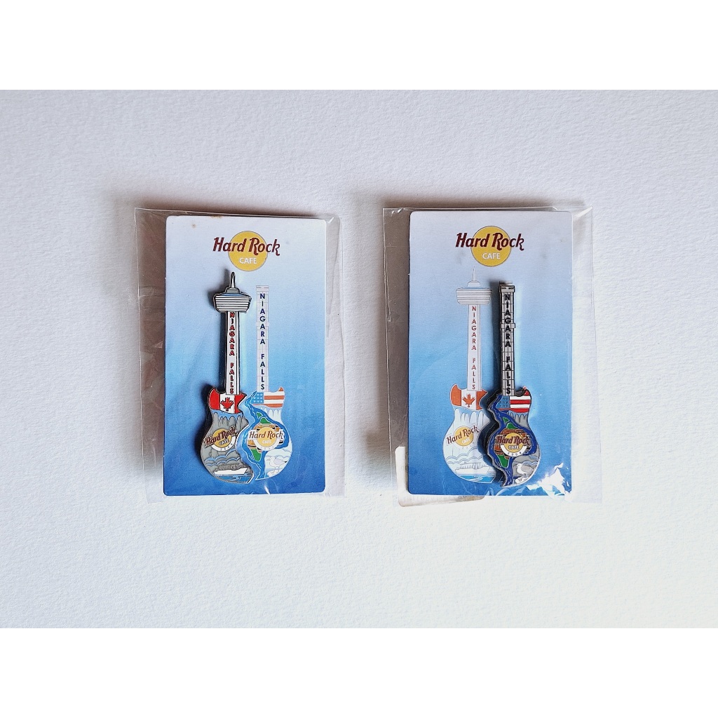 Pin / Broche - Hard Rock Cafe - Niagara Falls, NY & Canada - Puzzle Pin Guitars