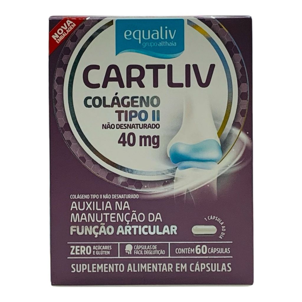 Equaliv Cartliv Colageno Tipo 2 60 Cápsulas