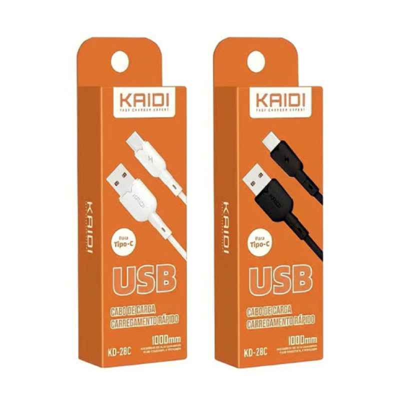Cabo Usb para Tipo-C Kaidi KD-28C