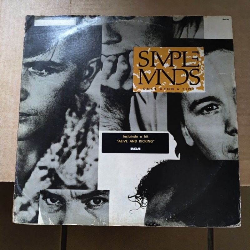 LP Simple Minds - Once Upon A Time 1985 Virgin Record Ed Br post punk rock 80s