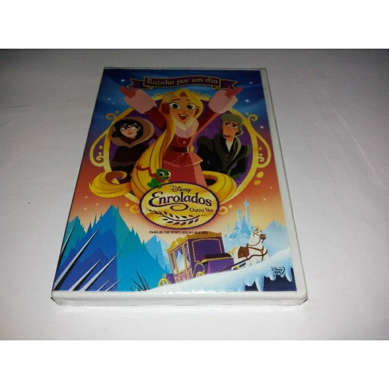 Dvd - Enrolados Outra Vez : Rainha por um Dia - 2017 - Animacao - Disney - Dublado - Lacrado