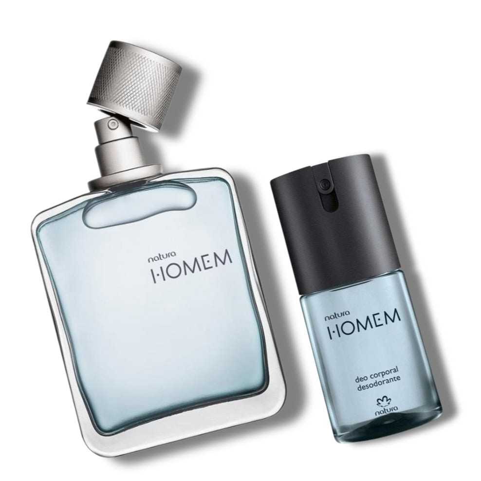 KIT NATURA HOMEM - DEO COLÔNIA 100ml + DESODORANTE CORPORAL 100ml ORIGINAL (2 Produtos)