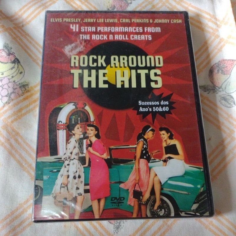 Rock Around The Hits DVD Músicas dos anos 50 e 60 Elvis Presley e outros