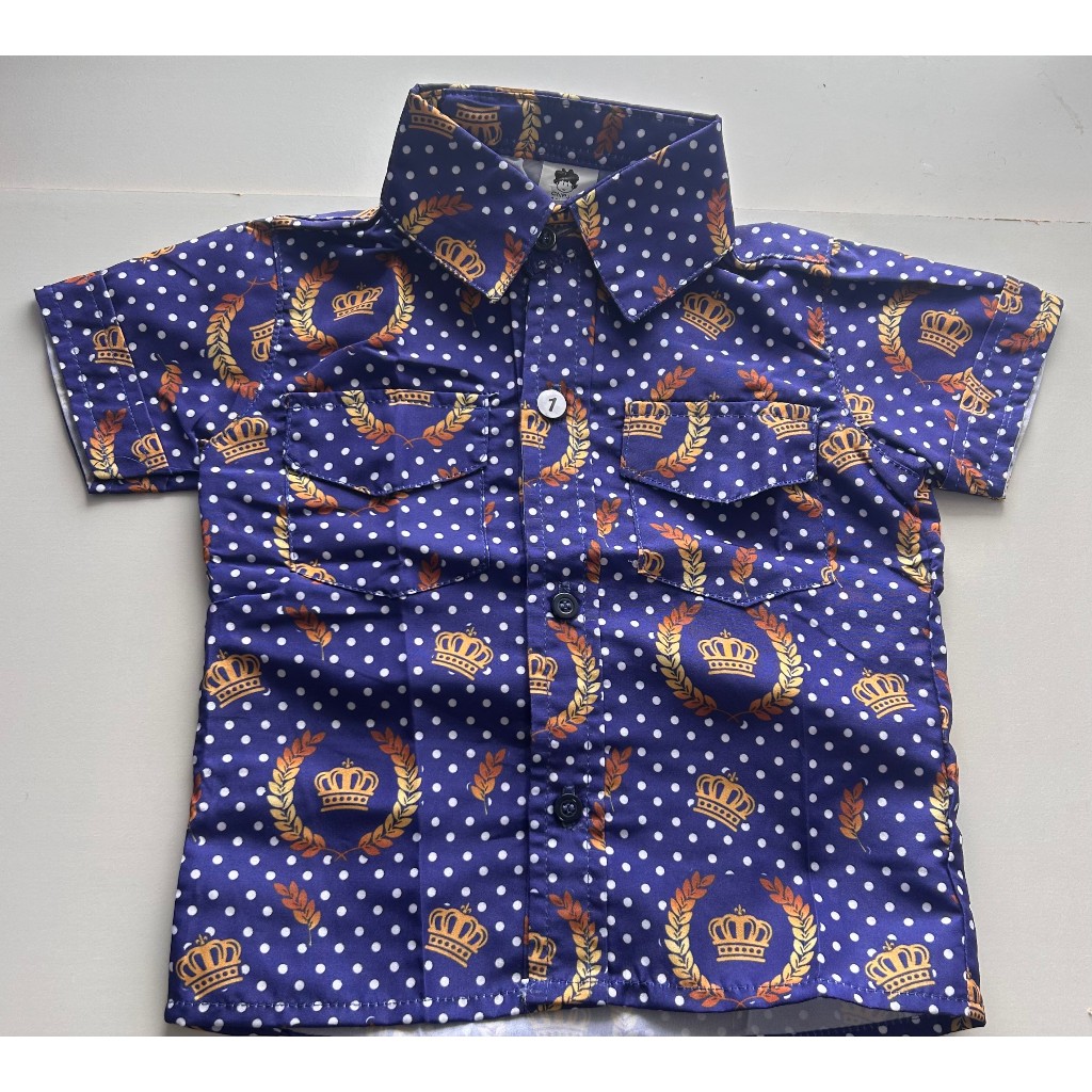 Camisa temática principe rei realeza menino infantil