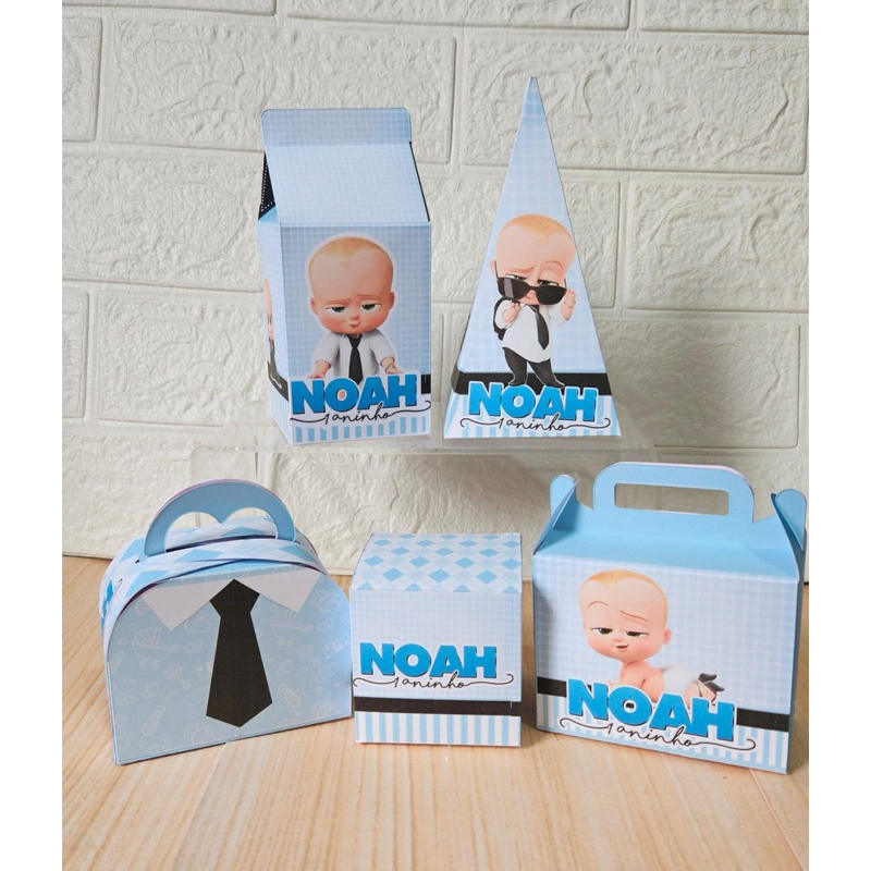 Kit Festa Poderoso Chefinho Caixinhas Personalizadas lembrancinhas para Festas PEGUE E MONTE