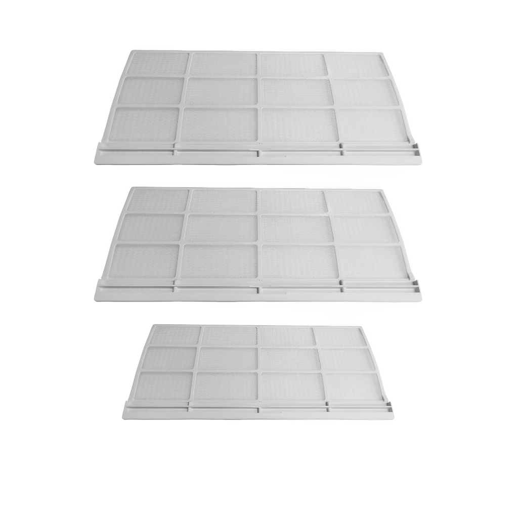 Kit 3 Filtros Tela para Ar Condicionado Piso Teto Carrier Space 48.000 e 60.000 Btu/h