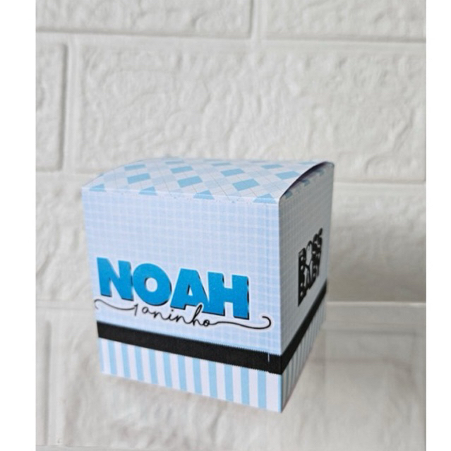 Caixa cubo Poderoso Chefinho personalizada para lembrancinha de festa - PEGUE E MONTE