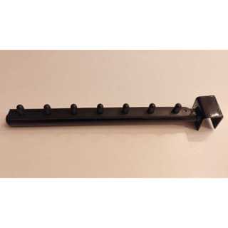 Suporte Expositor Rt Reto 25cm P/ Barra Régua Encaixe -Preto- 3 unidades em Oferta na Shopee