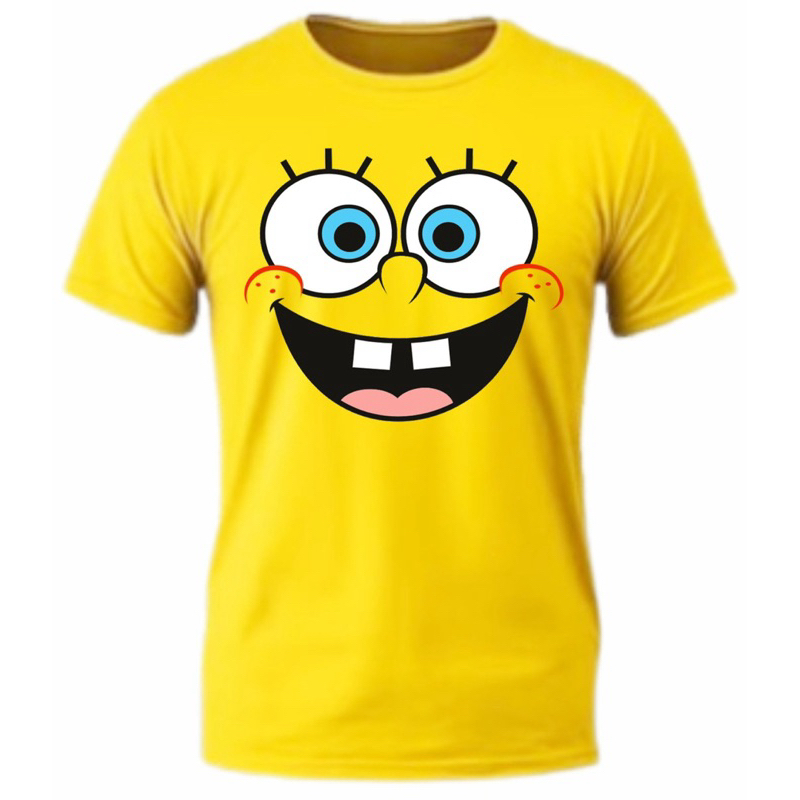 Camiseta do Bob esponja Camisa do Bob Esponja Blusa do desenho Bob esponja
