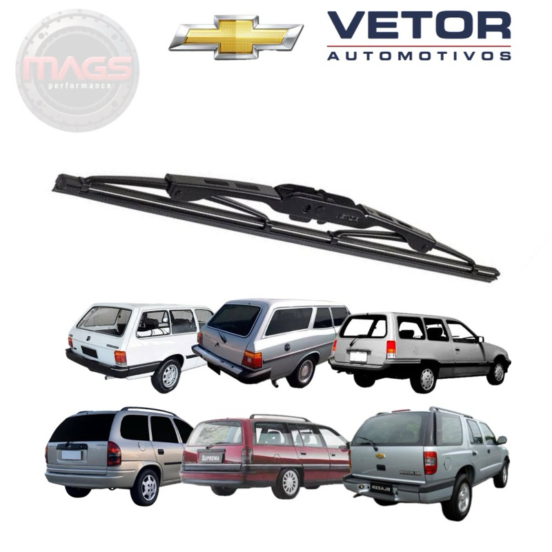 Palheta Traseira Premium Blazer / Caravan / Ipanema / Suprema / Veraneio / Corsa Wagon / Original