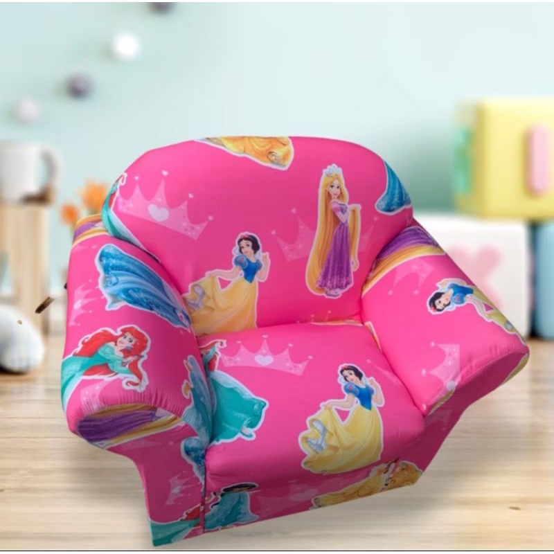 Sofá Infantil Princesa Marca Duarte Brinquedos SOMENTE 1 SOFA POR COMPRA sofá Infantil Rosa para criança até 04anos