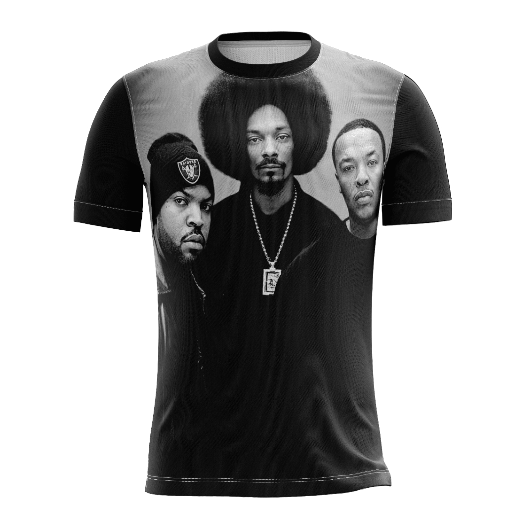 Camisa Hip Hop Ice Cube Snoop Dogg E Dr Dre