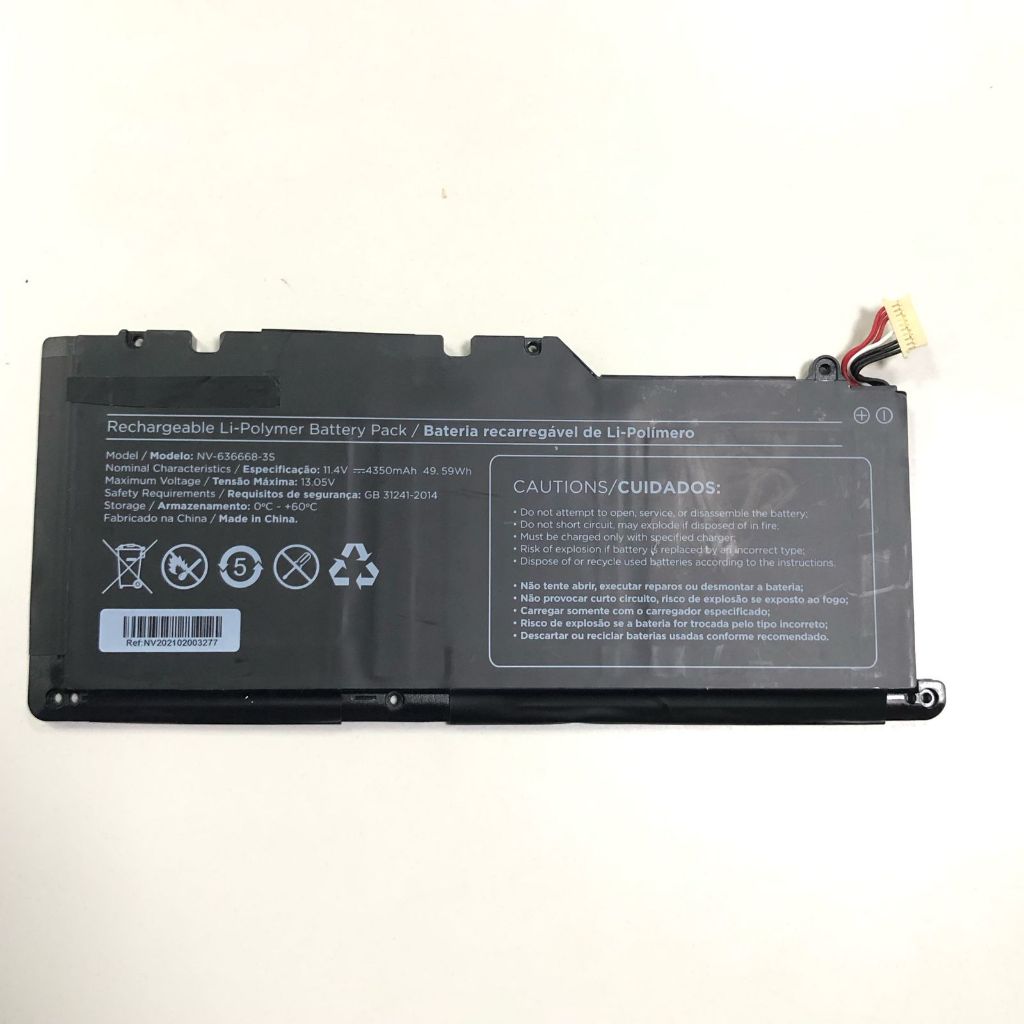 BATERIA POSITIVO NOTE NV-636668-3S 31CP7/66/68