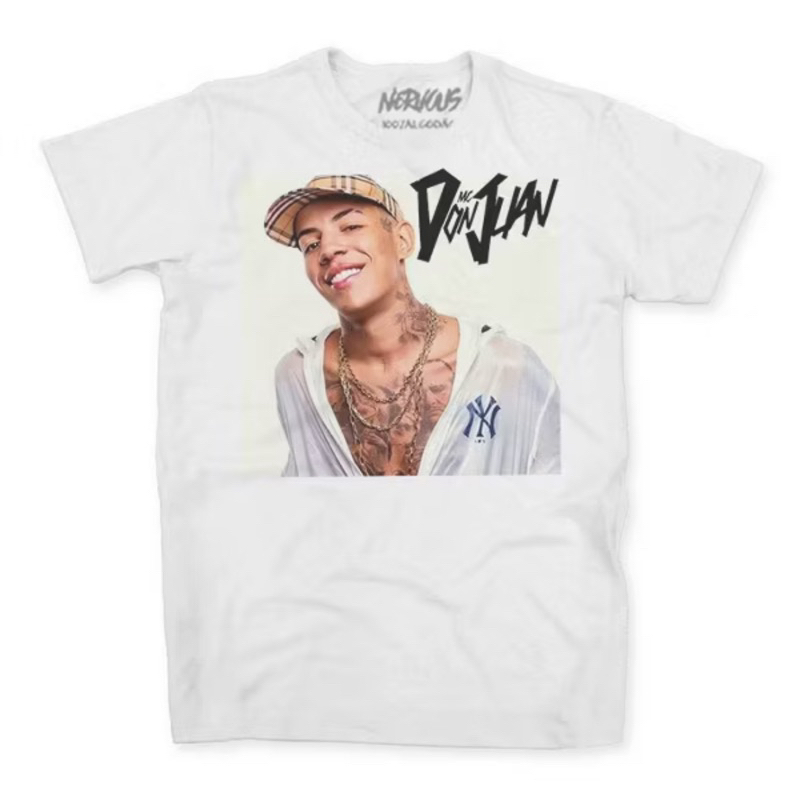 Camiseta Algodao Funk Mc Don Juan Mcs Musica Hype Swag Pop Nervous