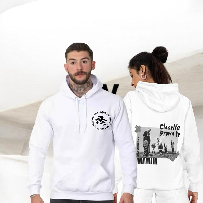Blusa de Frio Moletom Charlie Brown Música Canguru Flanelado