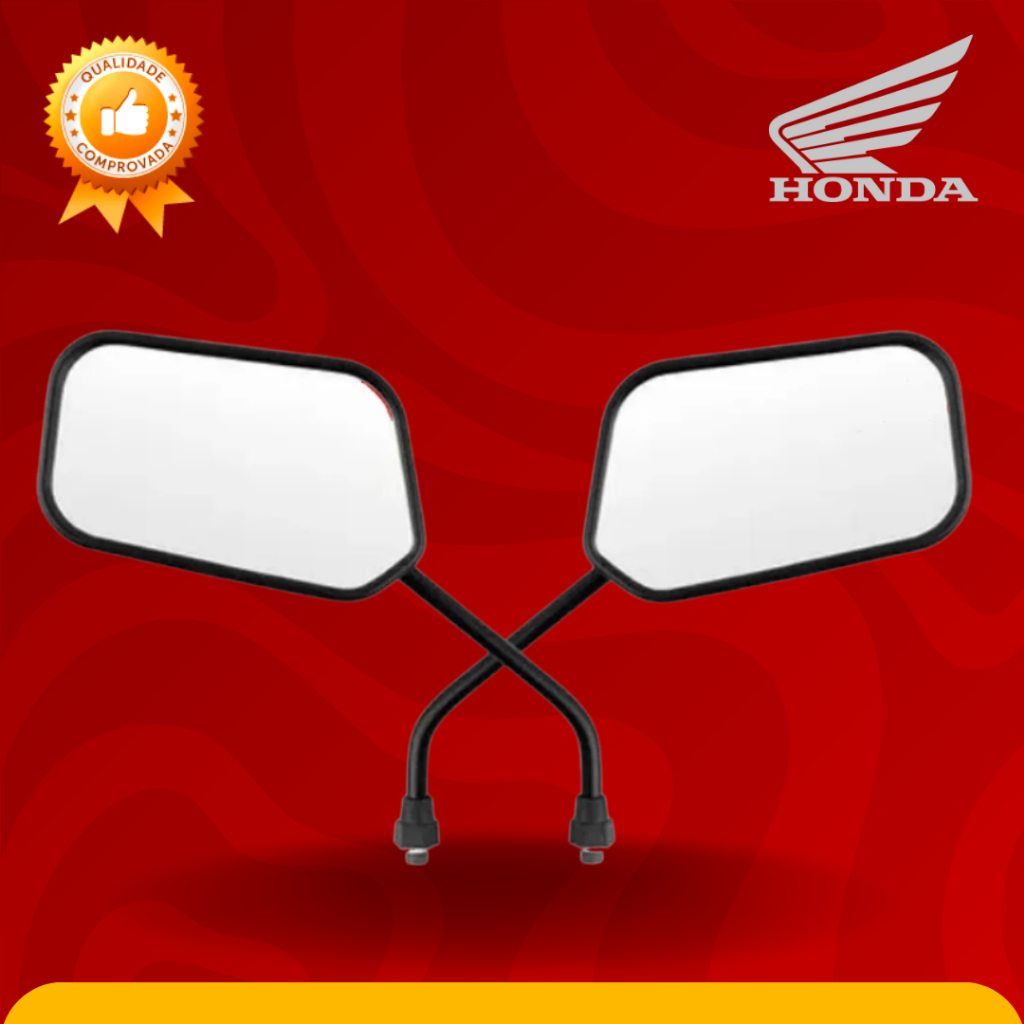 Par Retrovisor Espelho Mod. do Original Honda Titan Fan 125/150 em Oferta na Shopee