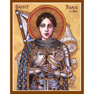 Ícone Santa Joana D’Arc 10cm em Oferta na Shopee