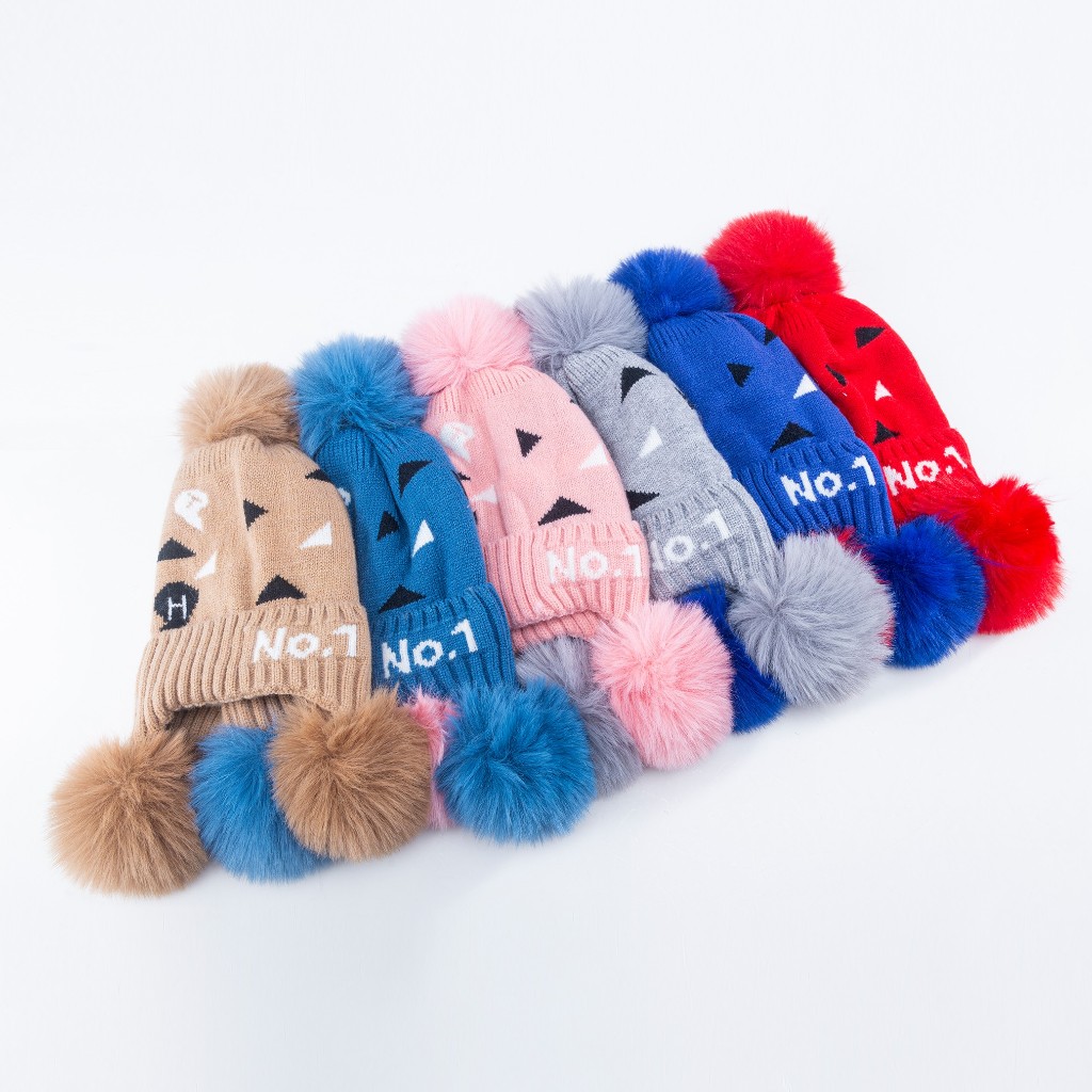 Gorro Touca Infantil Moda Criança Menino Menina Tricotado Quente Fashion MZ0369-H