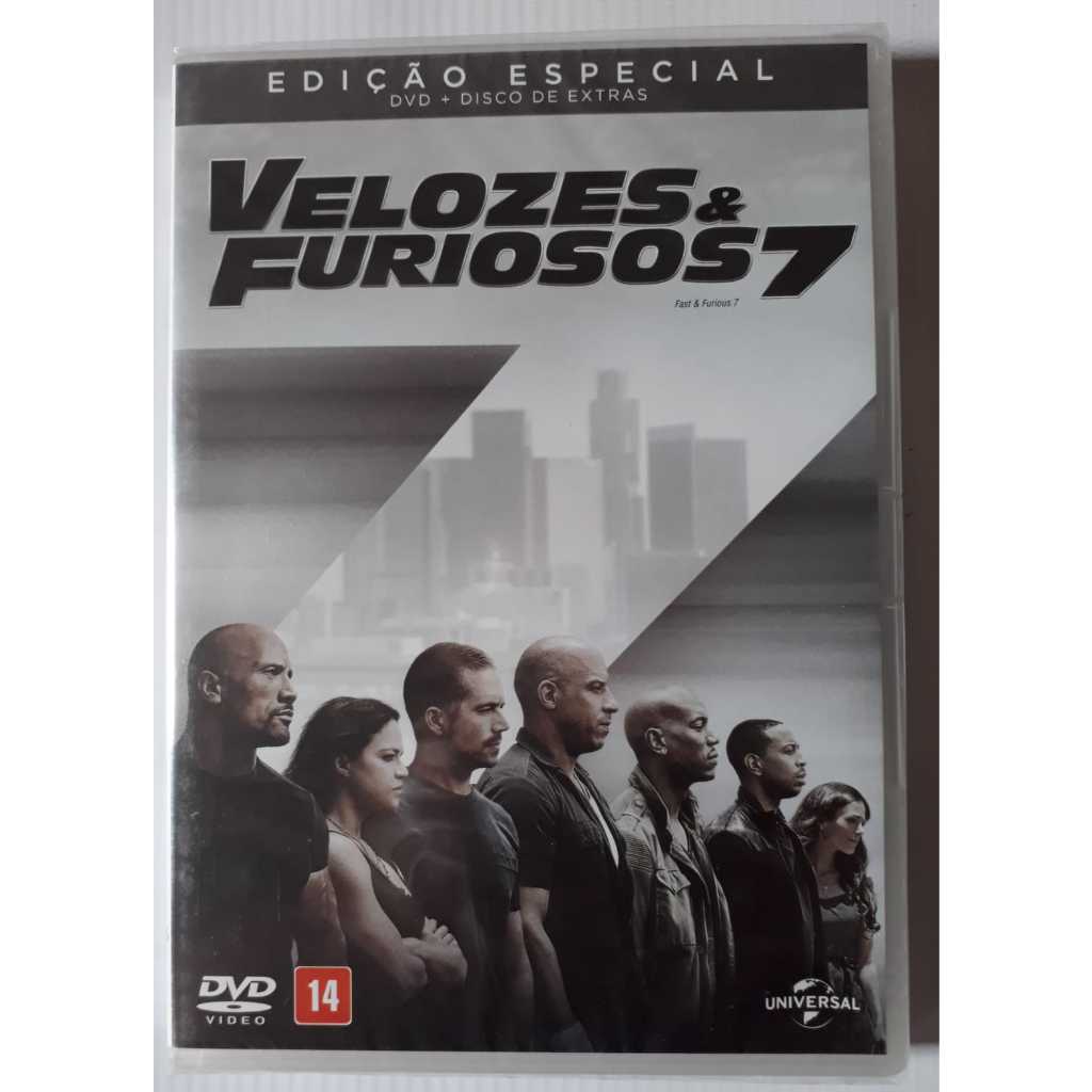 Dvd Velozes E Furiosos 7 - Duplo - Paul Walker - Original Lacrado