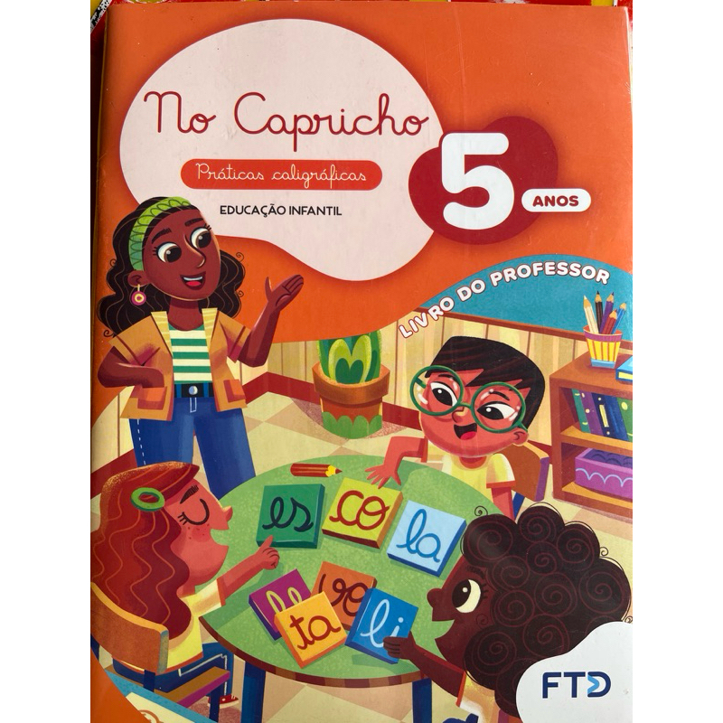 caligrafia no capricho educação infantil 5 anos livro do professor