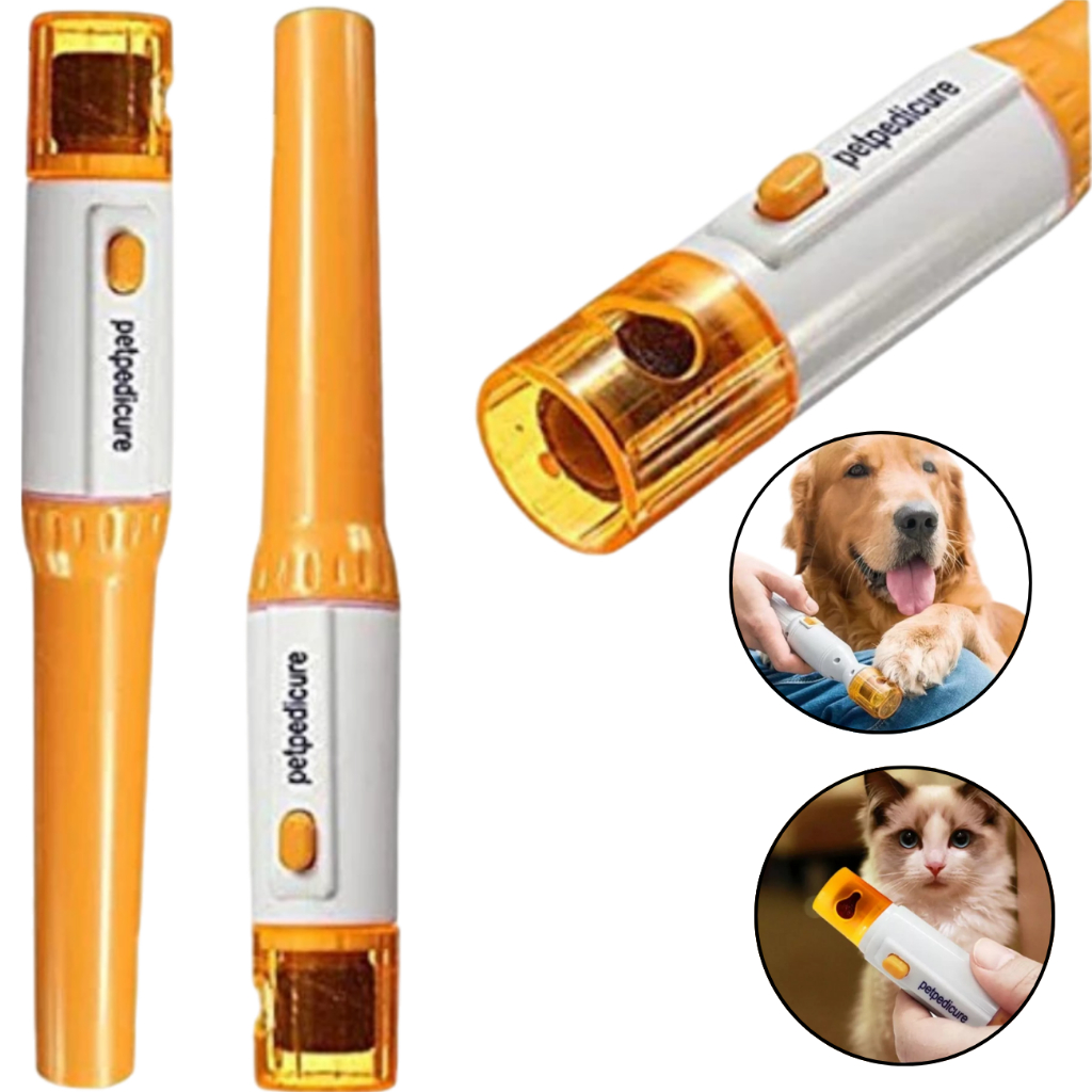 Lixa Elétrica Cortador De Unha Cães E Gatos Pet Shop+3 Lixas