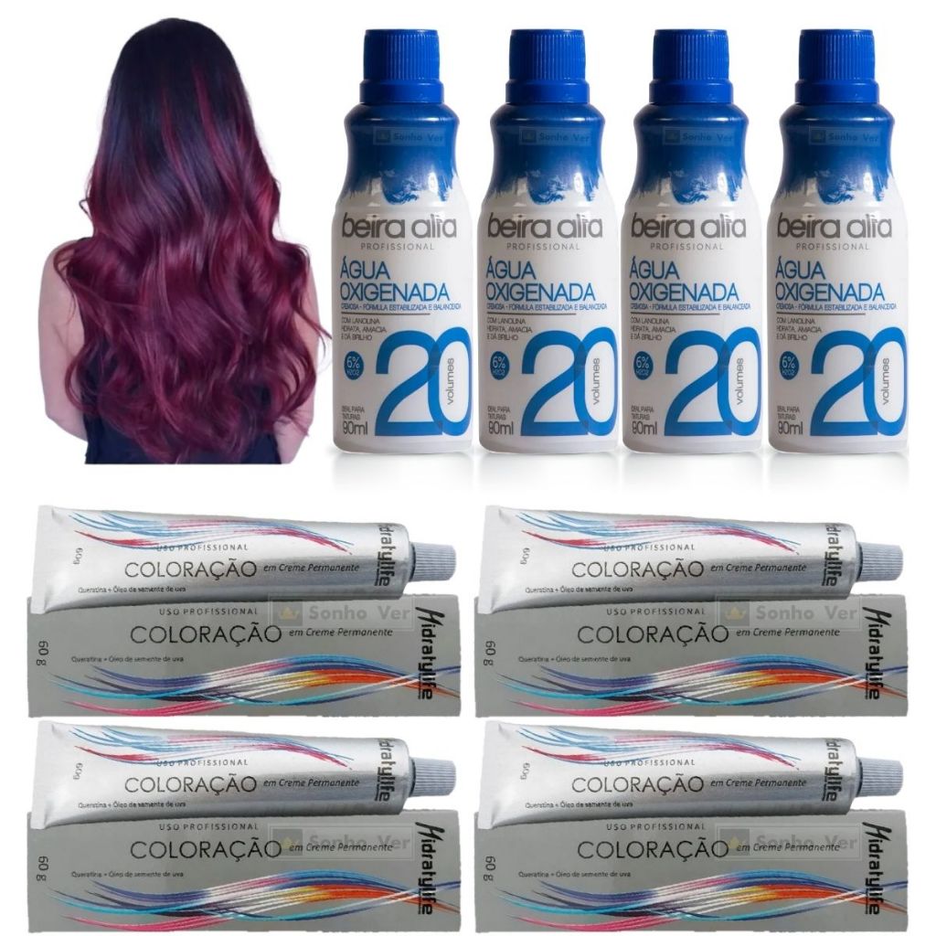 Tinta Vinho Marsala Violine Azul Royal Diversas cores 66.26 Mairibel