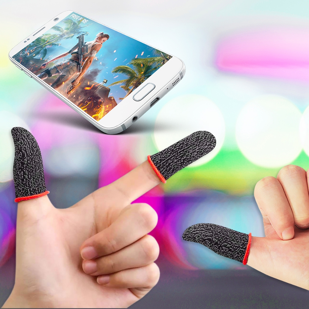 Kit 3 Pares de Luva de Dedo Gamer Anti Suor Para Jogar no Celular em Oferta na Shopee