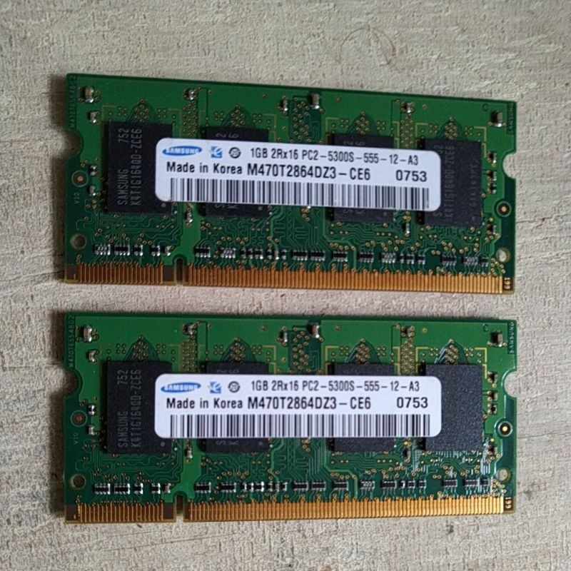 Memória DDR2 para notebook 2GB