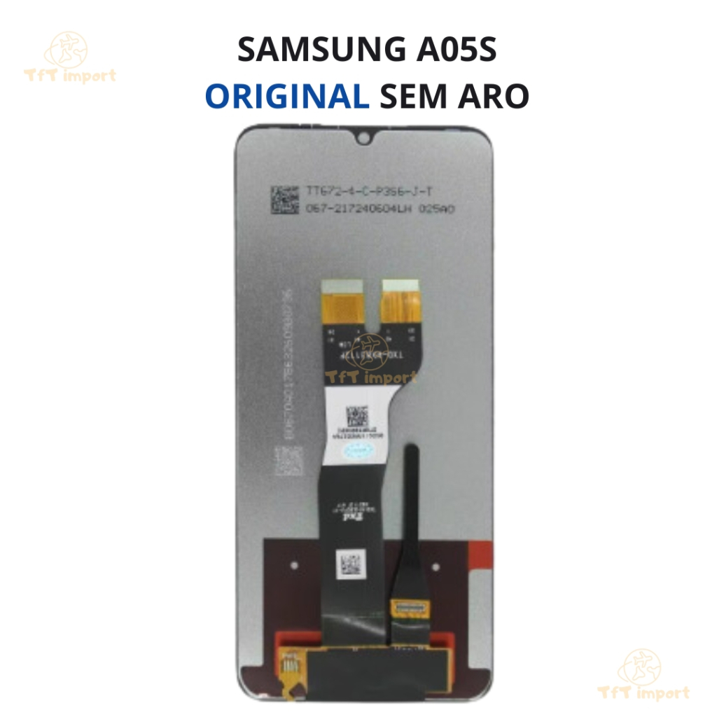 Tela Frontal Display Lcd Samsun Galaxy A05S - A057 / A057F / A57M Original Sem A