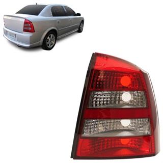 Lanterna Traseira Astra Sedan 2003 2004 2005 2006 2007 2008 2009 2010 2011 2012 Fumê Bicolor Lente Lisa Acrilico em Oferta na Shopee