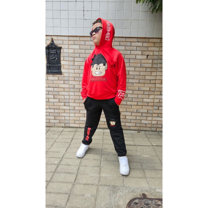 CONJUNTO INFANTIL MENINO INVERNO ROBLOX LANÇAMENTO 2026 em Oferta na Shopee