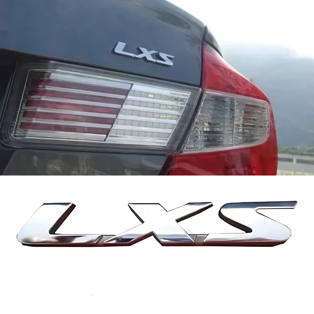 Emblema Letreiro Lxs Honda New Civic 2007 2008 2009 2010 2011 em Oferta na Shopee