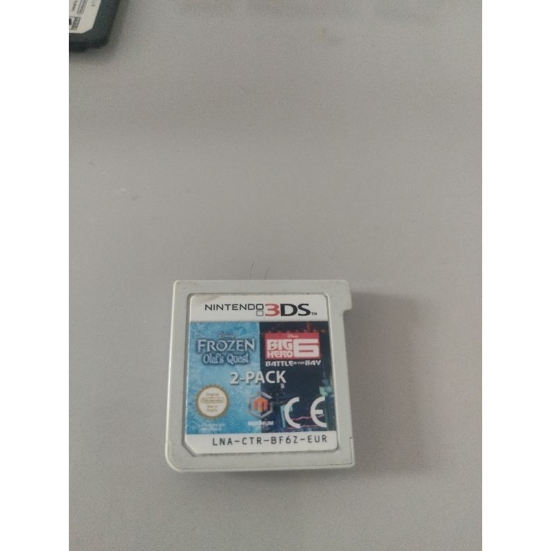 Jogo para Nintendo 3ds Usado Sem Capa 2em1 Frozen e Big Hero
