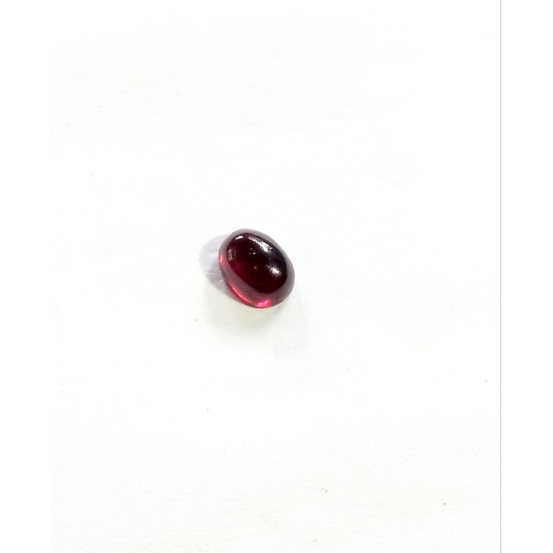 Arte Mineral Artesanal Natural, Gema Natural Rodolita Lapidada, Pedra Preciosa Rodolita Lapidação Oval Cabochão, Rodolit